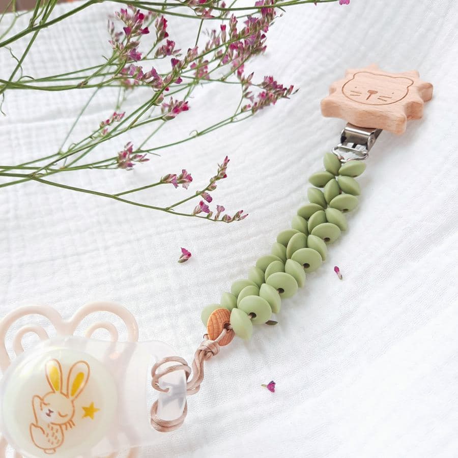 Attache sauge avec clip lion